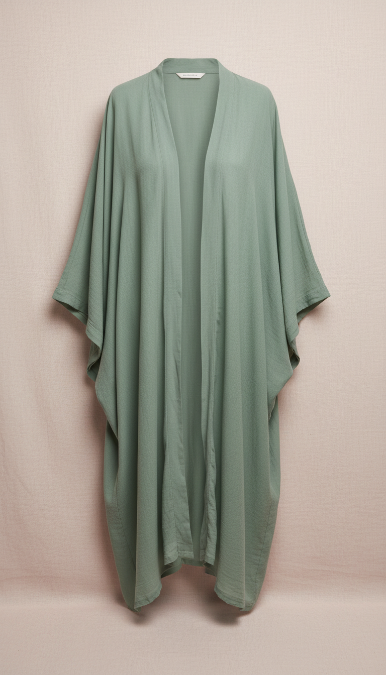 Sage Leaf Flowy Kimono